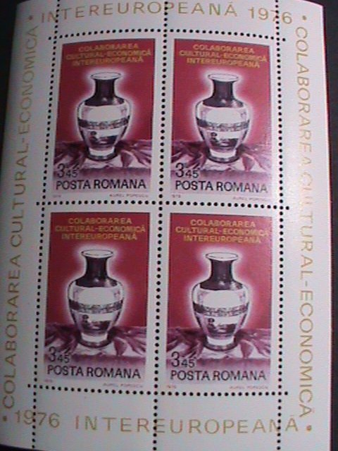 ROMANIA-1976--SC# 2621 INTER EUROPEAN CULTURAL -ECONOMIC  MNH-S/S VERY FINE