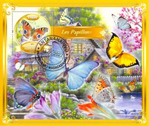 Madagascar 2022 Sheet  Butterflies butterfly 1 value (TS0115)
