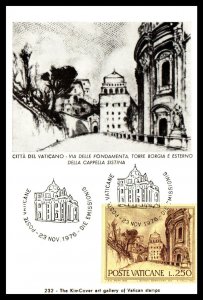 Vatican City 601-606 Set of Six Maxi Cards U/A FDC