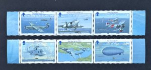 Isle of Man: 2009, Centenary of Naval Aviation, MNH set