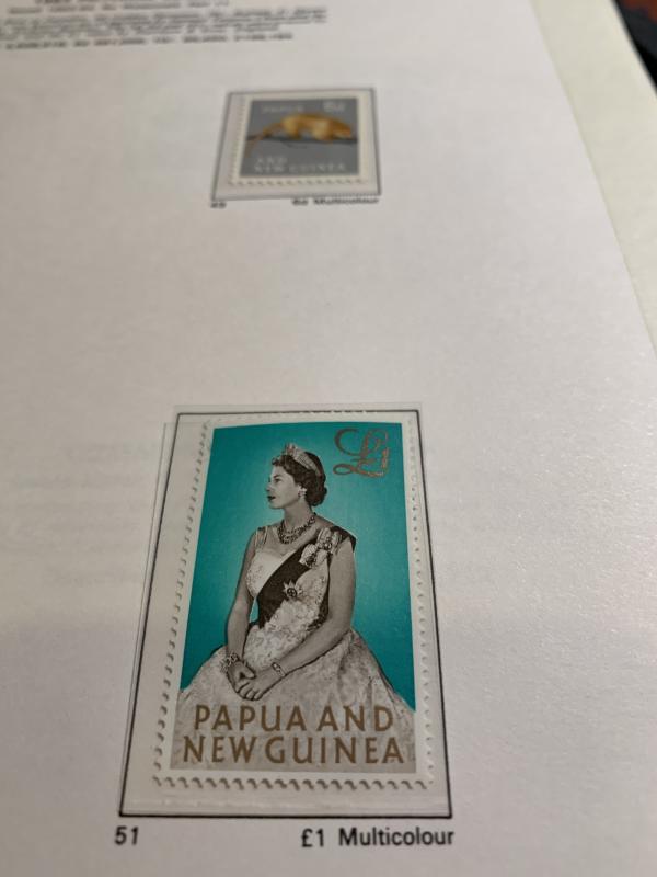 STAMP STATION PERTH: PNG Complete Collection from 1952 to 1989 Mint Never Hinged