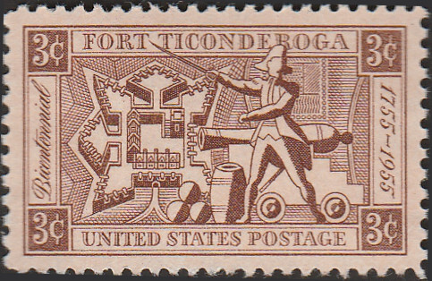 # 1071 MINT NEVER HINGED ( MNH ) FORT TICONDEROGA    