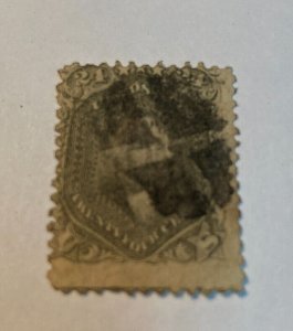 KAPPYSTAMPS US #78b 1862 24c WASHINGTON GRAY CIVIL WAR ERA USED SMALL FAULT H553