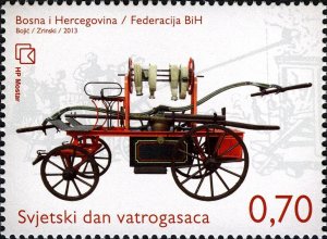 Bosnia and Herzegovina Mostar 2013 MNH Stamps Scott 285 Fire Fighting Fighters