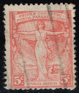 Argentina #291 Allegory - Pan-America; Used (0.40)