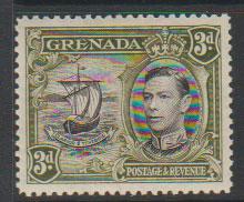 Grenada  GVI  SG 158b perf 12½  Light mounted mint