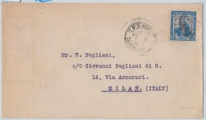 59577 - TRINIDAD & TOBAGO - POSTAL HISTORY: COVER to ITALY - 1921