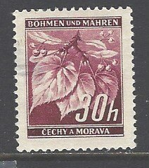 Bohemia and Moravia Sc # 24 used (BBC)