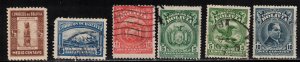 BOLIVIA Scott # 111, 119, 121, 130, 189-90 Used - Various Subjects