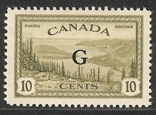 Canada 1950 Official G overprint MNH Scott cat.# O21