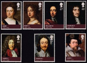 Sc# 2807 / 2813 GB British Royalty 2010 complete MNH strip set CV $13.10