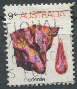 Australia Sc#561 Used, 9c multi, Marine Life and Gemstones (1973)