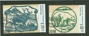 Greenland #784-785  Single (Complete Set)