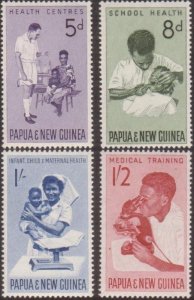 Papua New Guinea 1964 SG57-60 Public Health Service set MNH