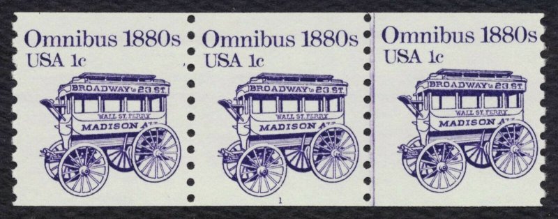 #1897 1c Omnibus, PNC-3 1, Mint **ANY 5=FREE SHIPPING**