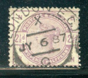 Great Britain Scott # 101, used, pos BN, cds