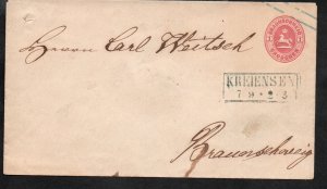 1865 Brunswick Envelope B7 Used