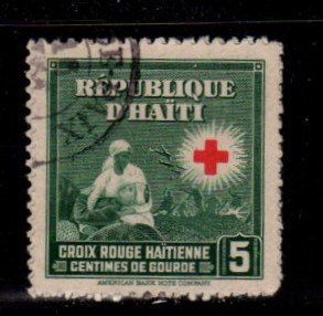 Haiti - #362 Red Cross - Used