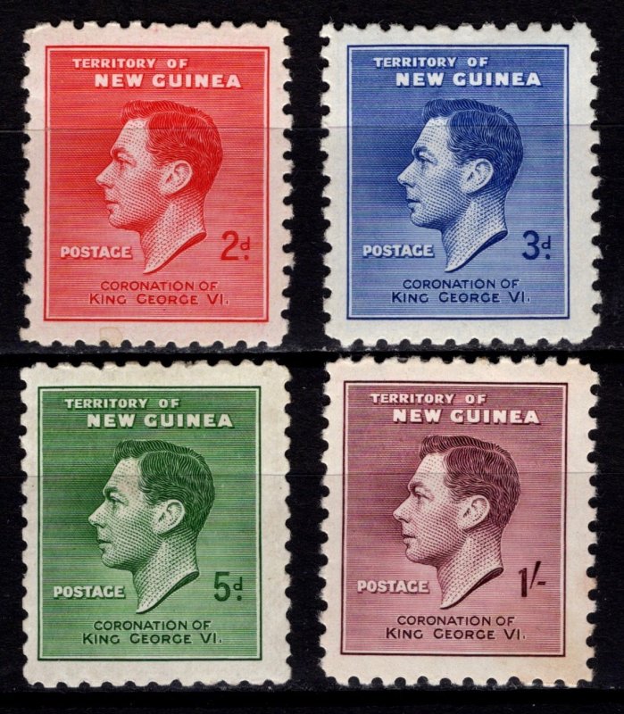 New Guinea 1937 George VI Coronation, Set [Unused]