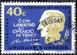 Uruguay; 1965; Sc. # 720;  Used Single Stamp
