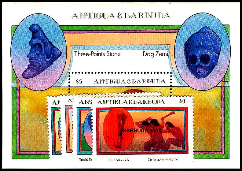 BARBUDA 738-42  Mint (ID # 43406)