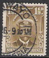 Southern Rhodesia #3 KG V Used