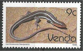 VENDA, 1986, MNH 9c, Reptiles Scott 136