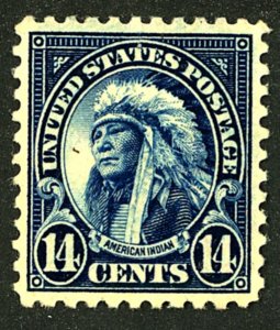 U.S. #565 MINT OG HR