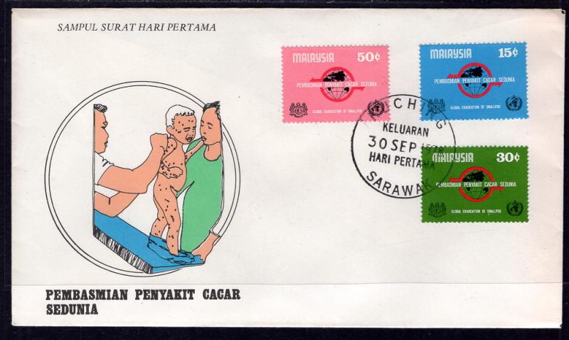 Malaysia 170-172 U/A FDC