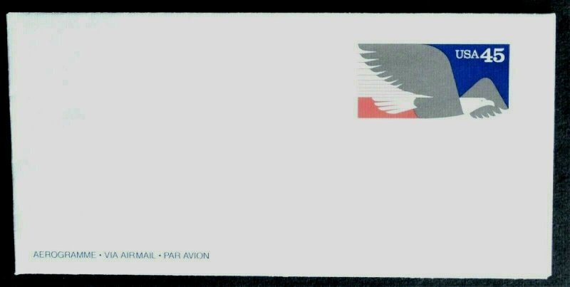 1991 Sc. #UC63a air mail folded letter sheet, mint, very good shape 