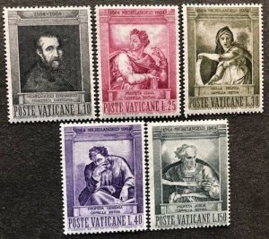 Vatican City 387-391 MNH