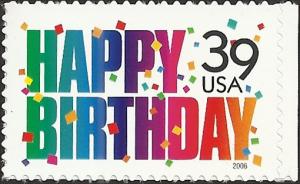 # 4079 MINT NEVER HINGED HAPPY BIRTHDAY