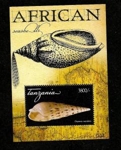 Tanzania 2627 Mint NH Souvenir Sheet Sea Shells!