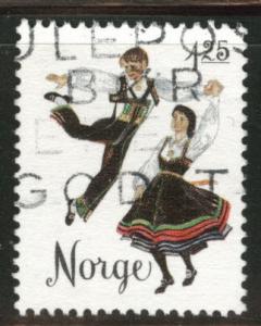 Norway Scott 672 used  dance stamp 