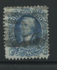 1861 US Stamp #72 90c Used Canceled Fine Small Faults Catalogue Value $575