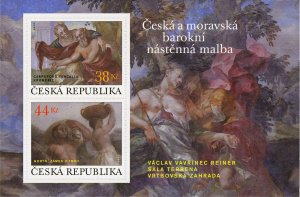 Czech Republic 2023 MNH Stamps Souvenir Sheet Scott 3933 Art Paintings Barocco