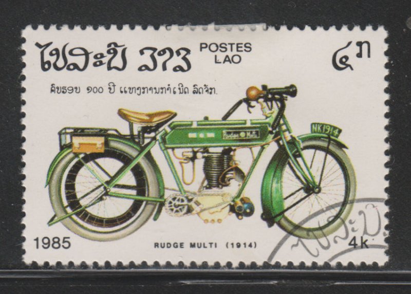 Laos 624 Motorcycle 1985