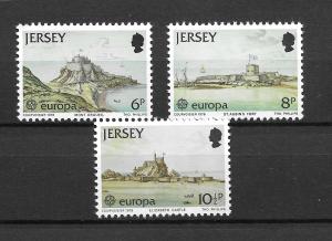 JERSEY MNH SET SC#187-189 EUROPA SCENCES SCV$.75