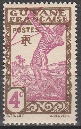 French Guiana #112 F-VF Unused (V4093)