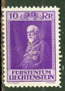 Liechtenstein 111 mint CV $21