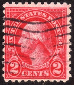 1924, US 2c, Washington, Used, Sc 583