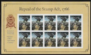 MALACK 5064 Forever Repeal Stamp Act 1766 Sheet, VF ..MORE.. stock5064