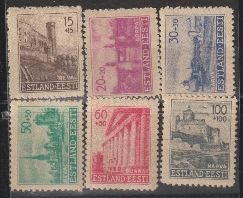 Estonia  SC NB1-6  Mint Never Hinged