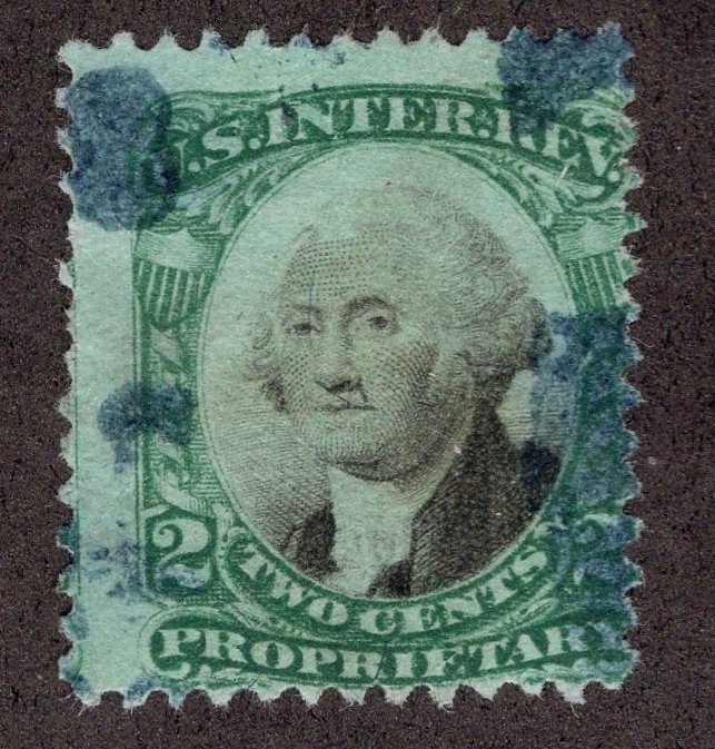 US #RB2b Two Cent Proprietary Revenue Stamp *Minor Fault* ~jm-1110