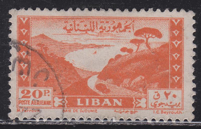 Lebanon C122 Bay of Jounie 1947