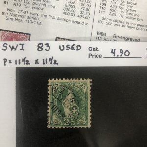 Switzerland 83 Used