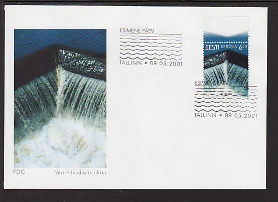 Estonia 415 Water U/A FDC