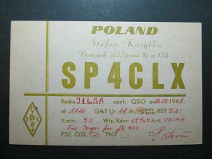 5562 Amateur Radio QSL Card Zamenhof Esperanto Award Poland-