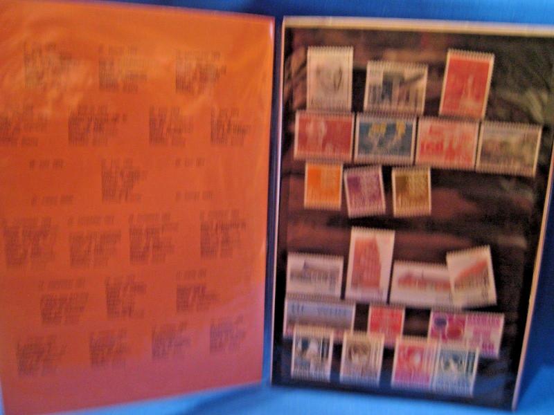 DENMARK STAMP YEAR SETS - 1972, 1974, 1981, 1982, 1983   mnh   (GG)