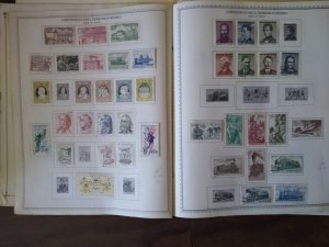 collection on pages Czechoslovakia 1953-57 CV $124